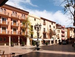 landscape of cambrils plaza