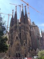 BasÃ­lica de la Sagrada Familia in Barcelona, Spain