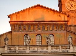 church roof in Rome