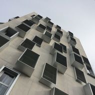 rectangular Windows on the building