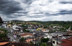 city before storm