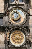 astronomical clock on a building