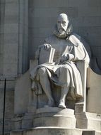 Cervantes sculpture in Madrid, Spain