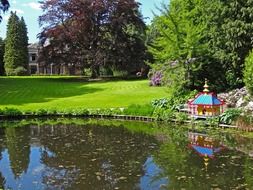 netherlands estate with beautiful nature