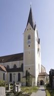 catholic church and cemetery