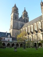 photo of the monastery in Magdeburg