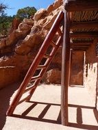 sunlight in the home of indians in colorado