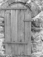 door building outside, germany