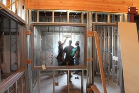construction in a building