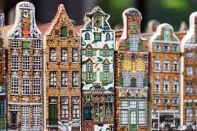 Amsterdam architecture in miniature