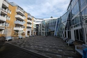 public library in city, germany, neuss