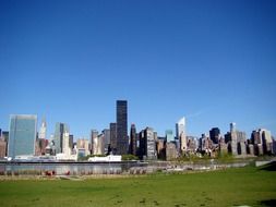 city skyline building