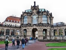 Carillon pavilion with a collection of bells, germany, dresden, Zwinger Palace