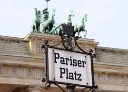 Paris explosion sign on a building