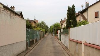 street with houses