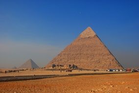 Landscape of the ancient Pyramids in Egypt