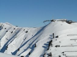 cable car in the winter