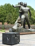 Monument to the victims of the earthquake in Tashkent