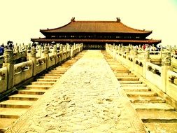 Picture of the ancient architecture in China