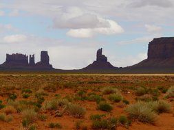 picturesque landscapes in Kayent's Monument Valley