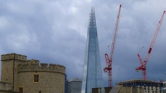 modern building in london