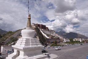 monastery palace, tibet