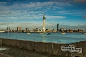 Spinnaker Tower is a tower in Portsmouth, UK