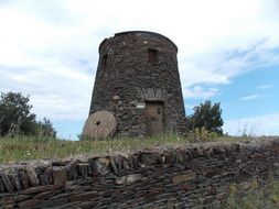 historic tower on the hill, spain