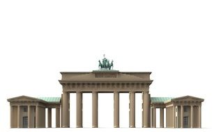 brandenburg gate berlin architecture white aback