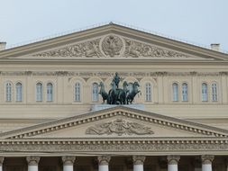 bolshoi theater architecture in moscow russia