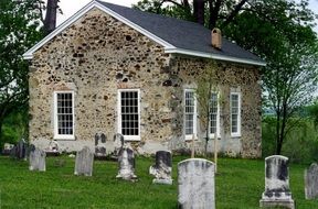 Cementary near christian church