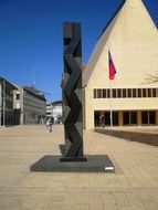 Monument on the square in the Principality of Liechtenstein