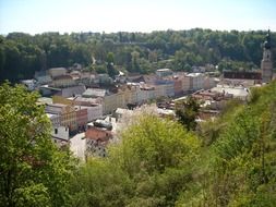 Historical burghausen town