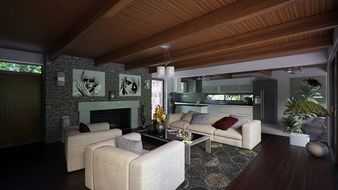elegant interior of an apartment