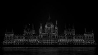 parliament at night