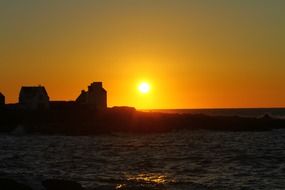 sunset brittany