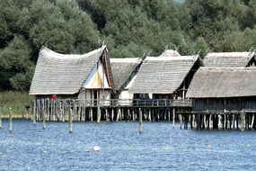houses lake