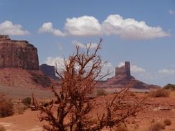 monument valley in the southwestern United States