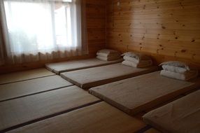 panoramic view of a hotel room in japan