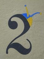 Painting of number two