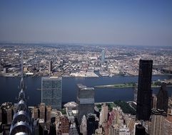 Amazing cityscape of manhattan New York