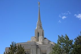White church in the Utah