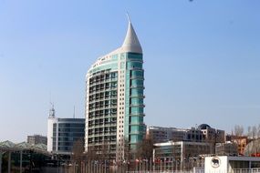modern building in lisbon