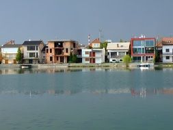 waterfront houses view