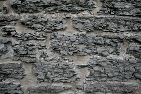 stone on the wall as a texture