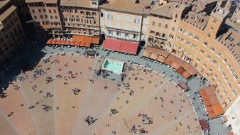 central square in Siena