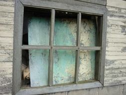 window old abandoned