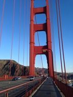 the Golden Gate Bridge in San - Francisco