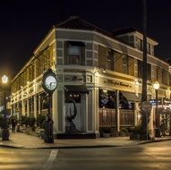 Newport beach in the evening in California