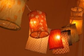 Decoration with Chinese lanterns